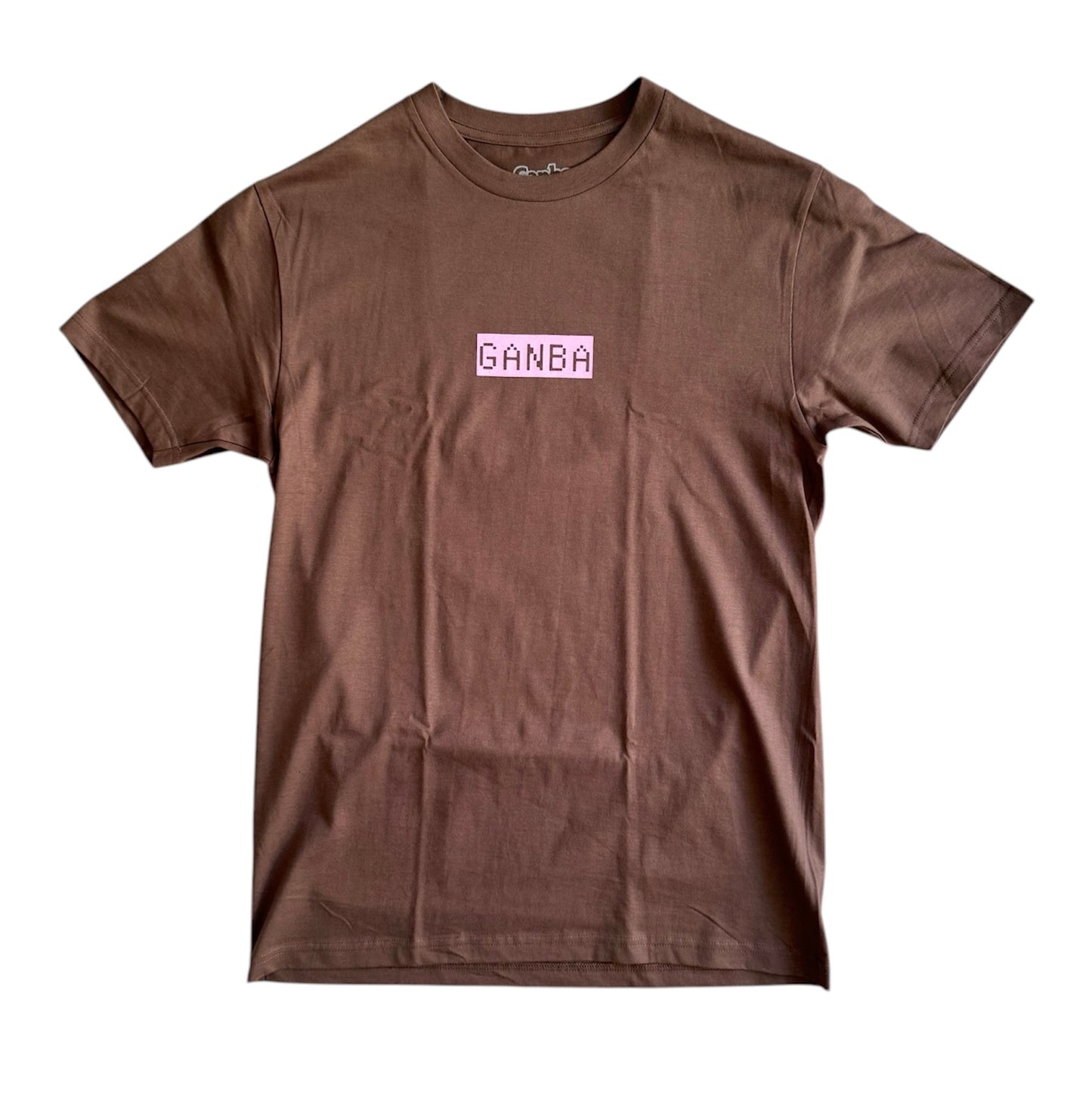 ‘Rose’ Tee Brown/Pink
