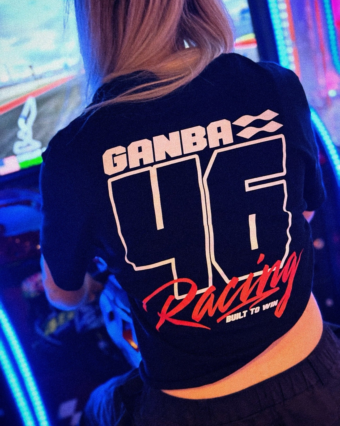 ‘Racing’ Tee Black