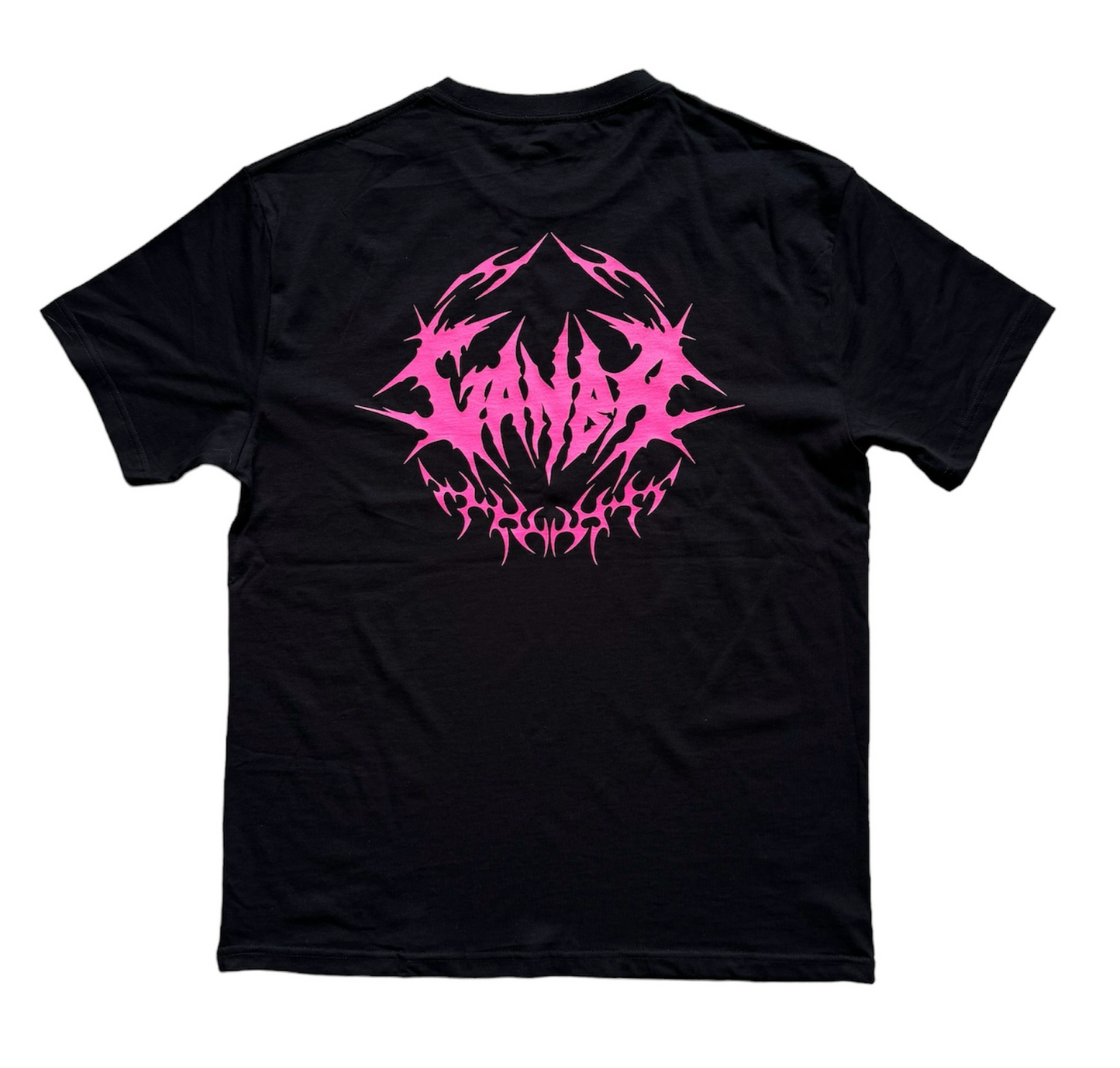 ‘Metal’ Tee Black/Pink
