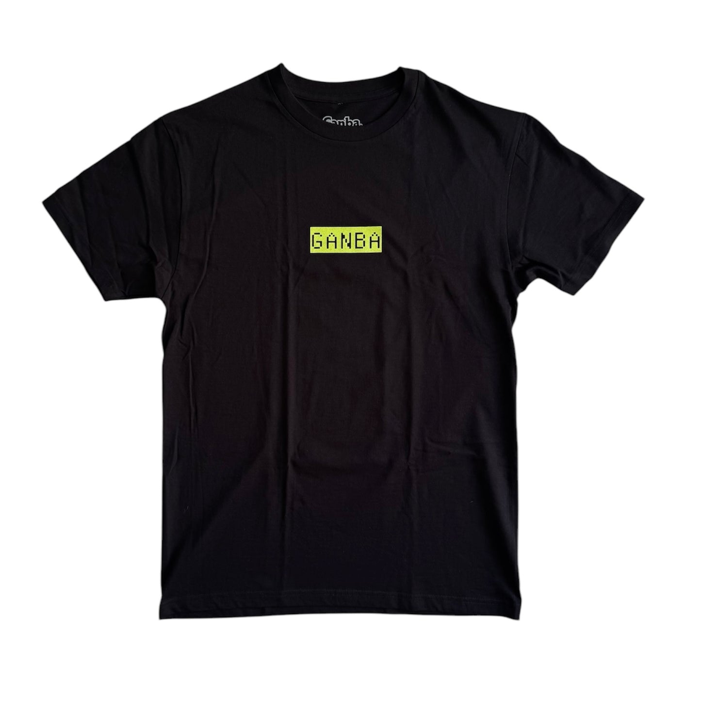 ‘Rose’ Tee Black/Lime