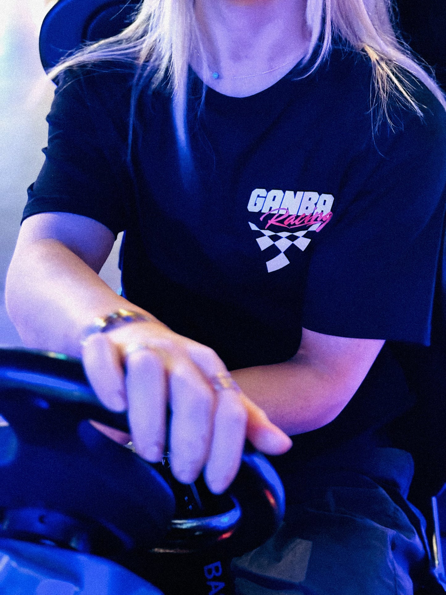 ‘Racing’ Tee Black