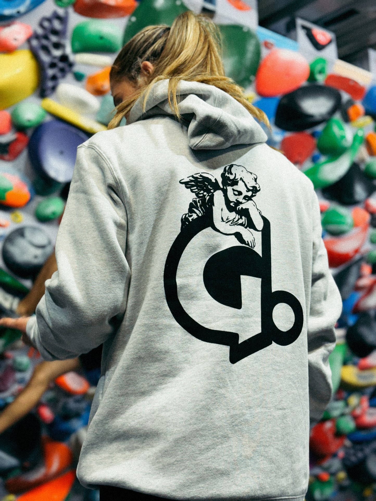 Cherub Hood - White Marle