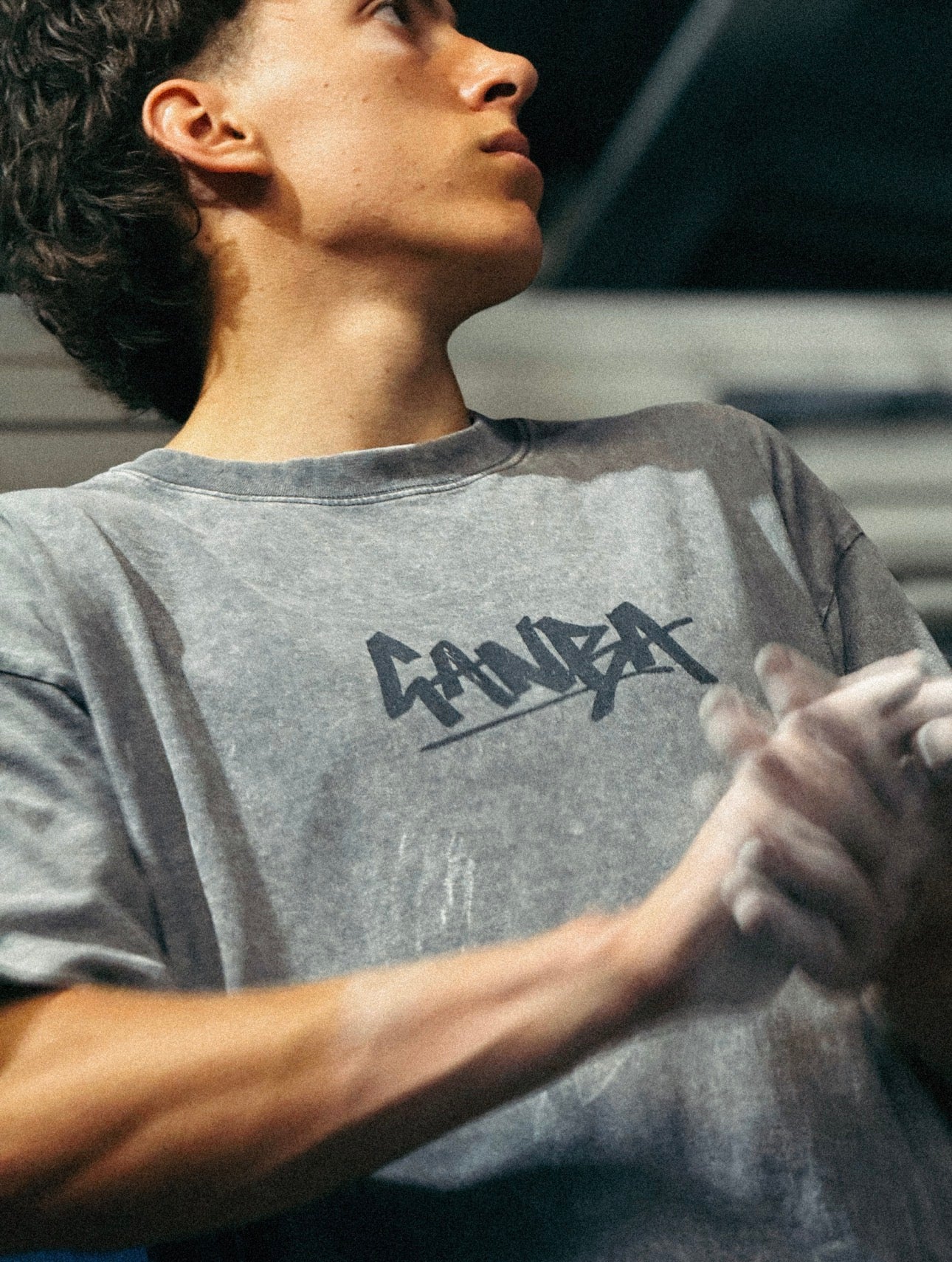 “Scrawl” Acid Tee / Grey