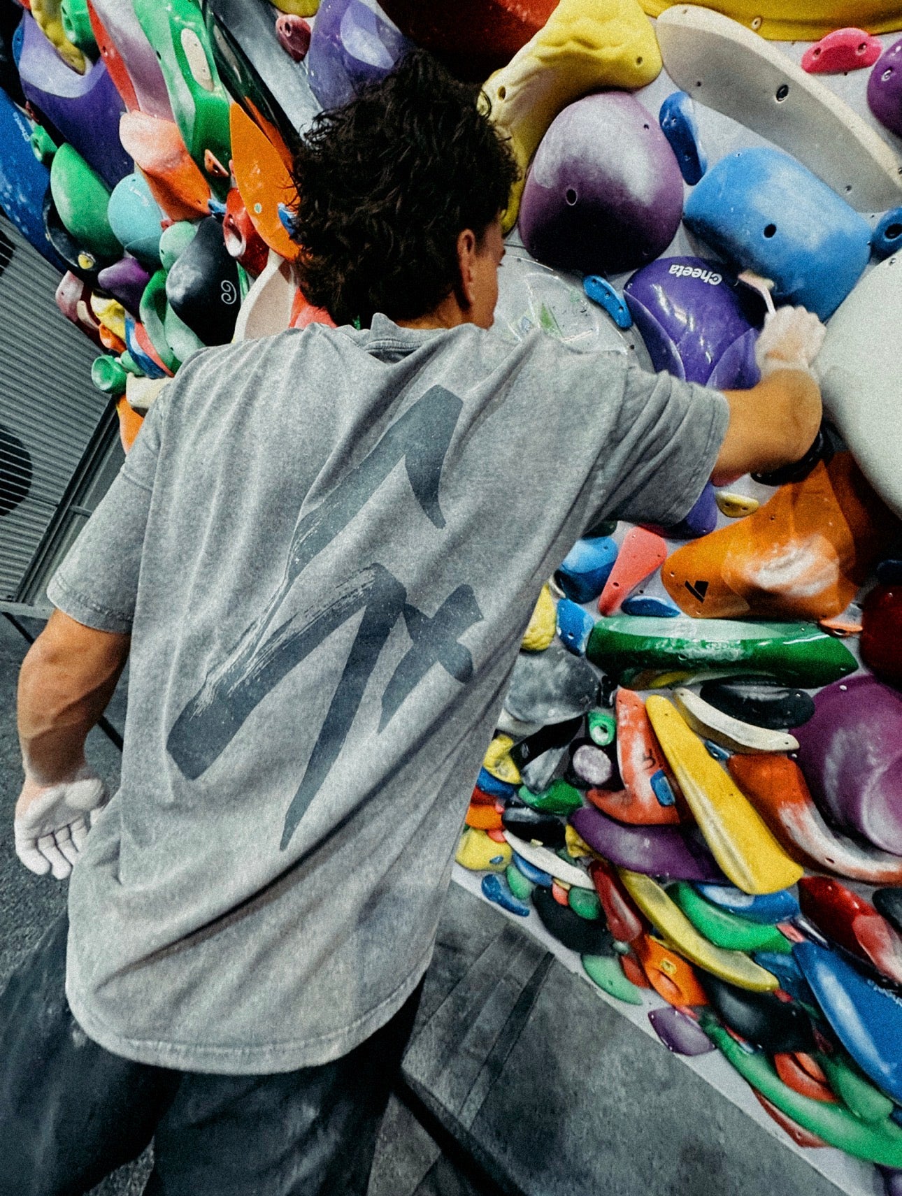 “Scrawl” Acid Tee / Grey