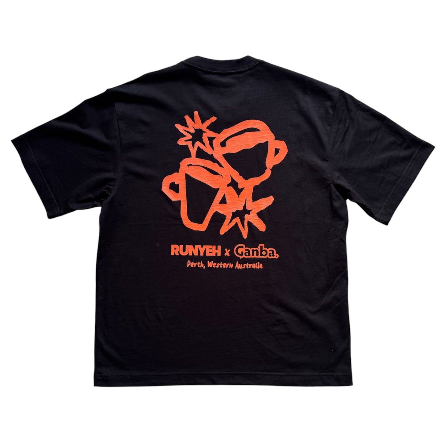Ganba x Runyeh Tee Black
