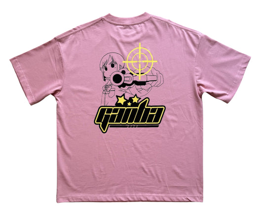 "Anime" Tee Pink/Yellow