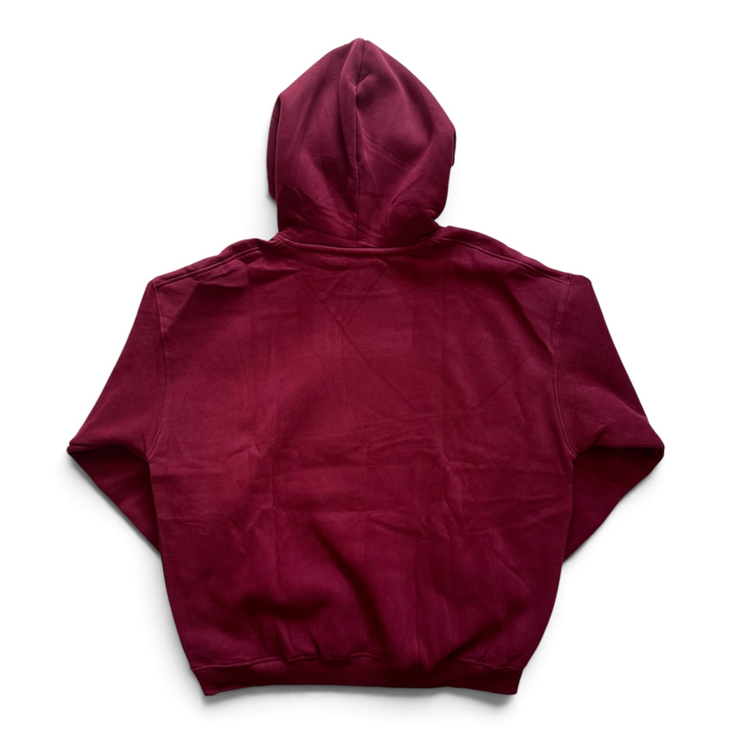 Embroidered Hoodie Burgundy