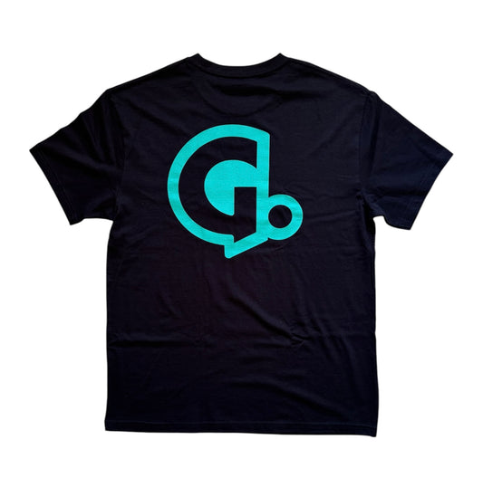 O'G' Tee Black/Turquoise