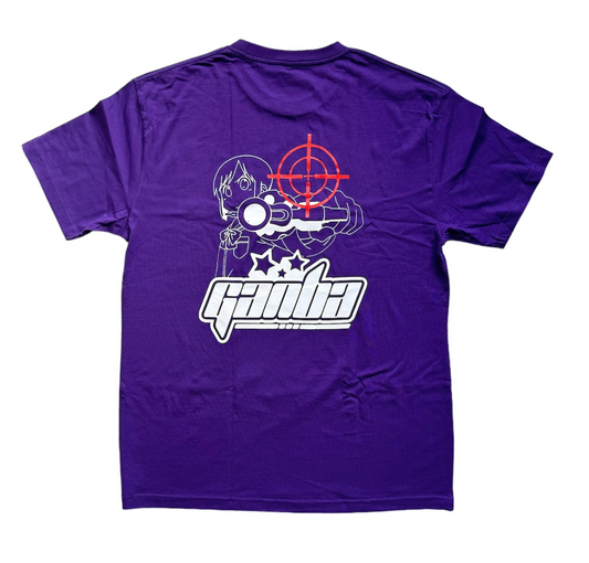 ‘Anime’ Tee Purple/White