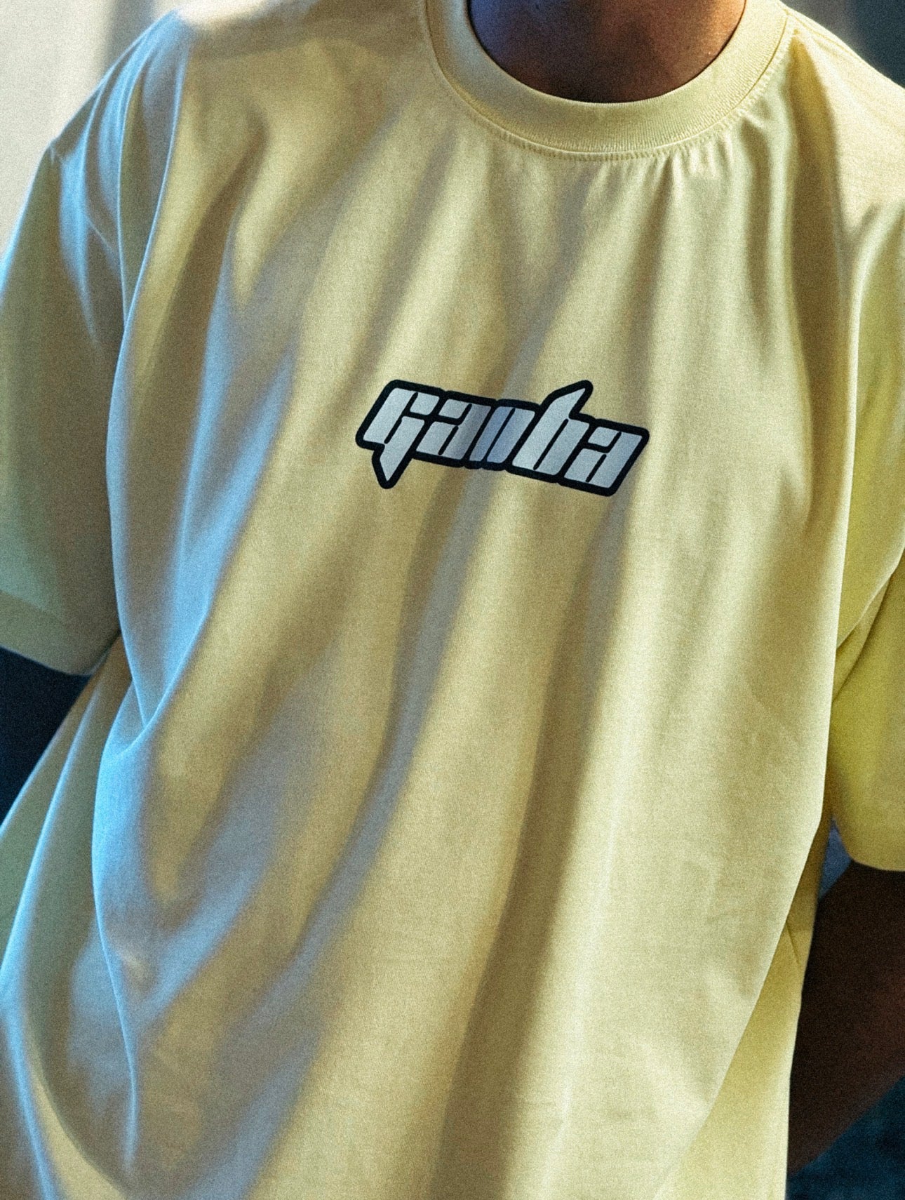 "Anime" Tee Yellow/Blue