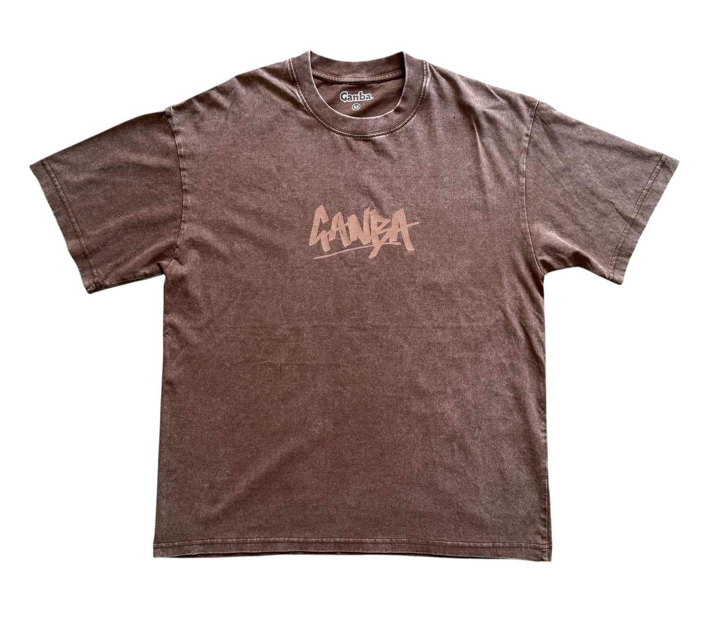 "Scrawl" Acid Tee / Brown
