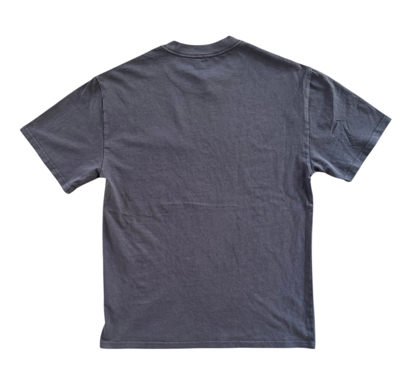 ‘Ganba’ Embroidered Tee / Slate
