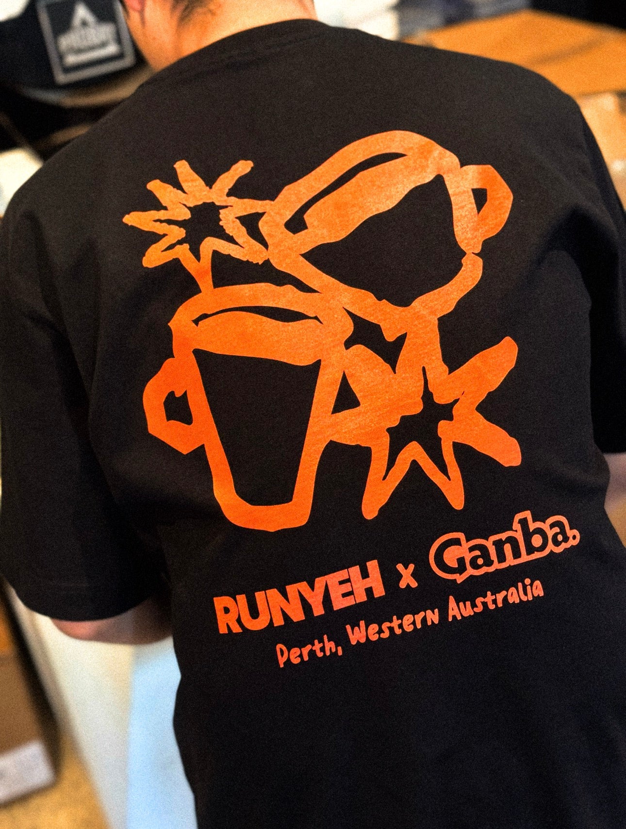 Ganba x Runyeh Tee Black